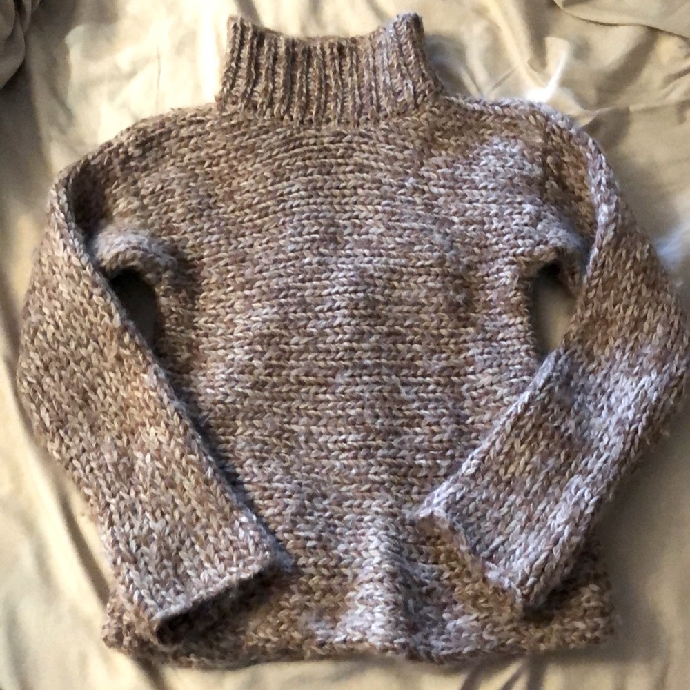 Banana Republic Gray Turtleneck Sweater